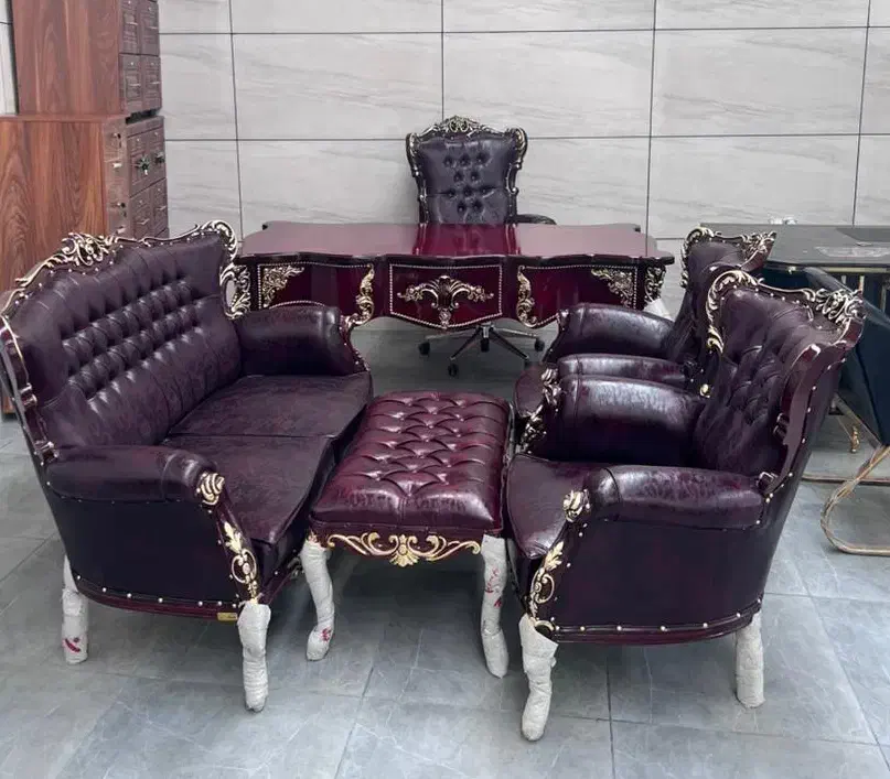 میزوصندلی فلزی،چوبی ست کامل مدیریتی منشی کانتر مبل|دفتر کار|تبریز, |دیوار