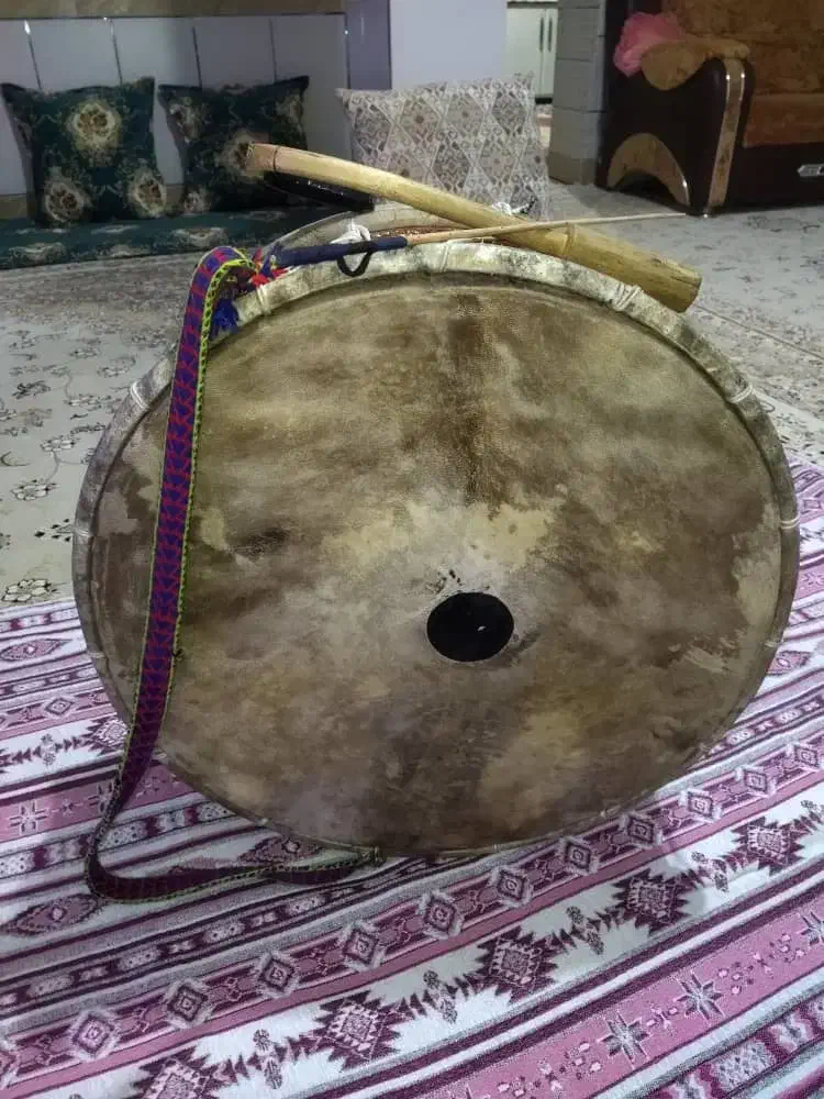 دهل|سازهای سنتی|مبارکه, |دیوار