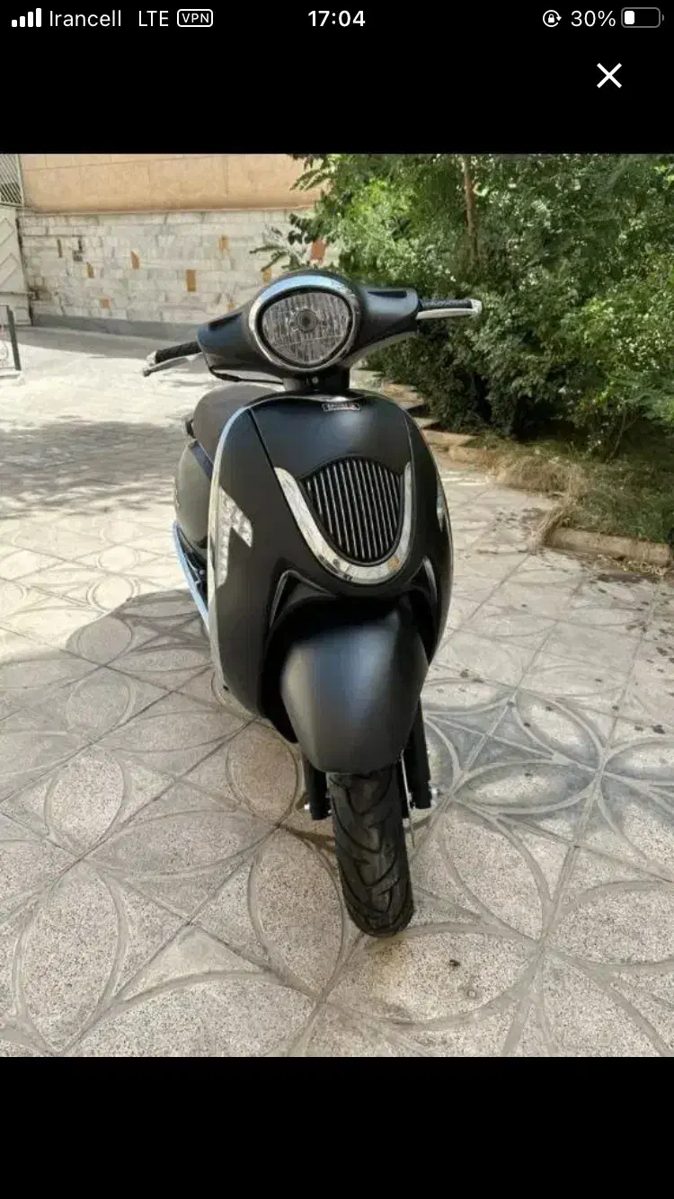 وسپا مدل ۴۰۴ کم کار خواب بوده مشکی مات|موتورسیکلت|فردیس, فردیس|دیوار