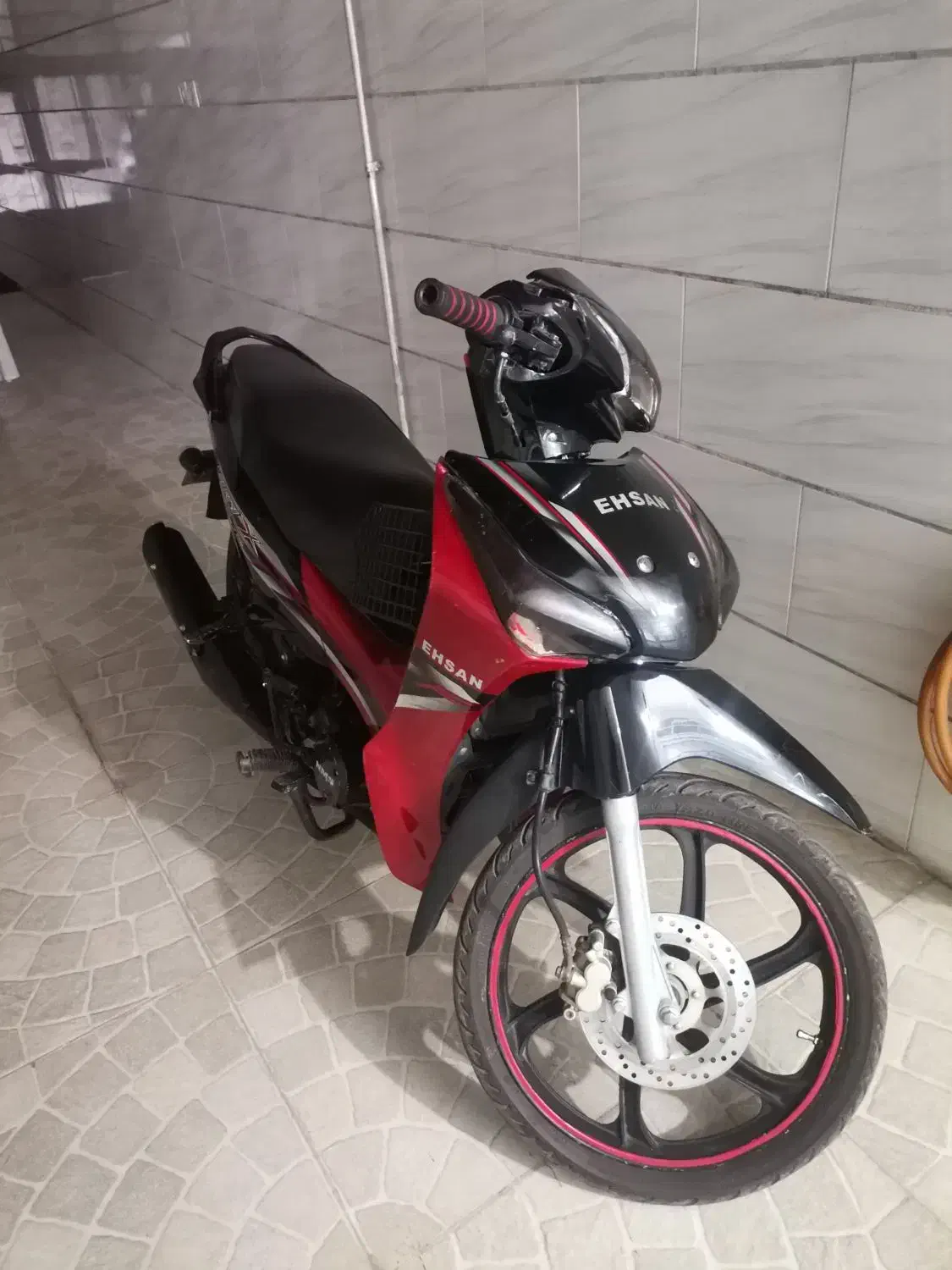 موتور بی کلاج احسان مدل 94 مشکی قرمز|موتورسیکلت|کاشمر, |دیوار