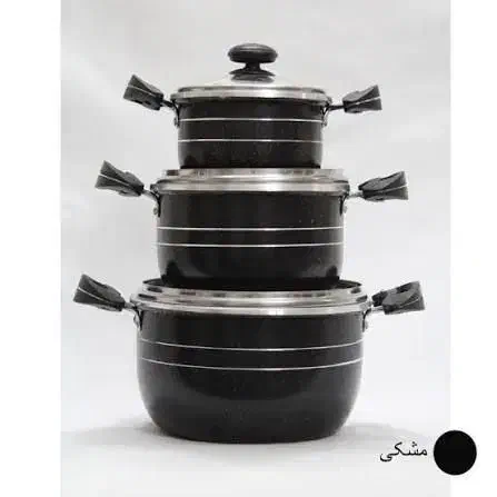 قابلمه طرح چدن ۶ پارچه|ظروف پختوپز|دورود, |دیوار