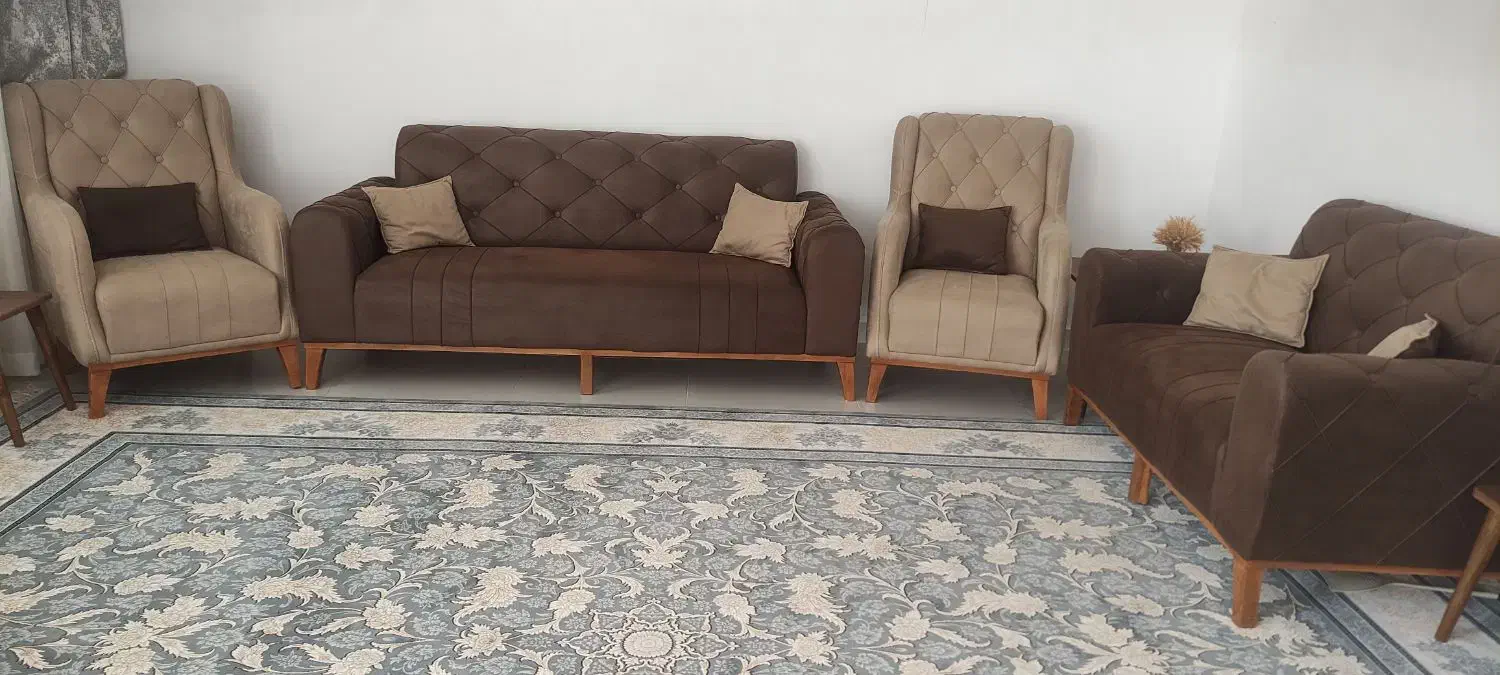 سرویس مبل ۷ نفره|مبلمان خانگی و میز عسلی|ملکآباد, |دیوار