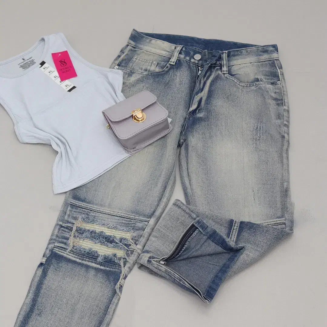 شلوار جین زاپدار زنانه ، وارداتی اصل|لباس|قائمشهر, |دیوار