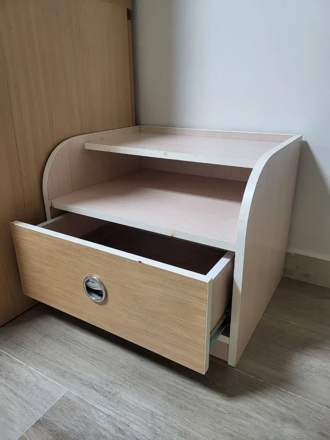 تخت خواب یک نفره همراه عسلی|تخت و سرویس خواب|تهران, امیرآباد|دیوار