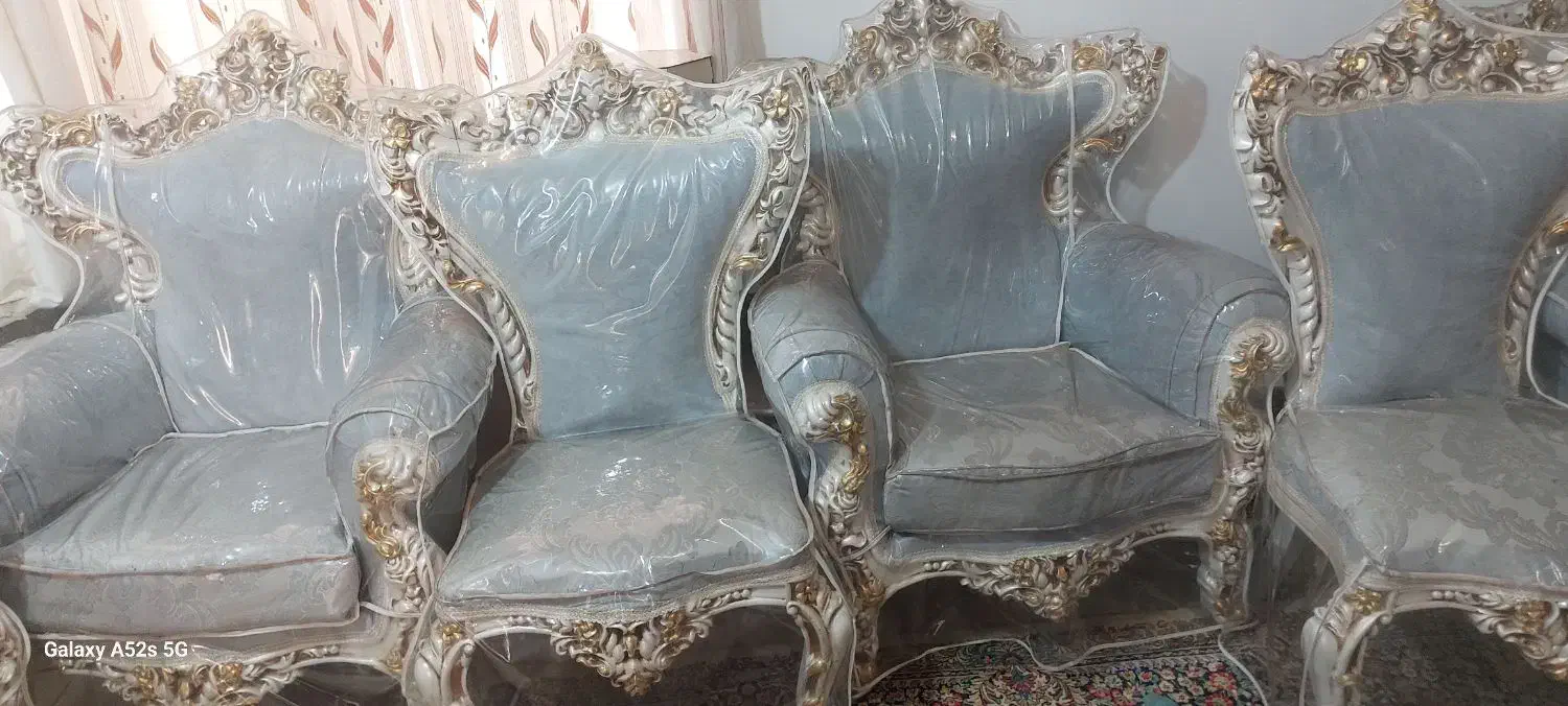 مبل استیل(سلطنتی)|مبلمان خانگی و میز عسلی|کرمان, |دیوار