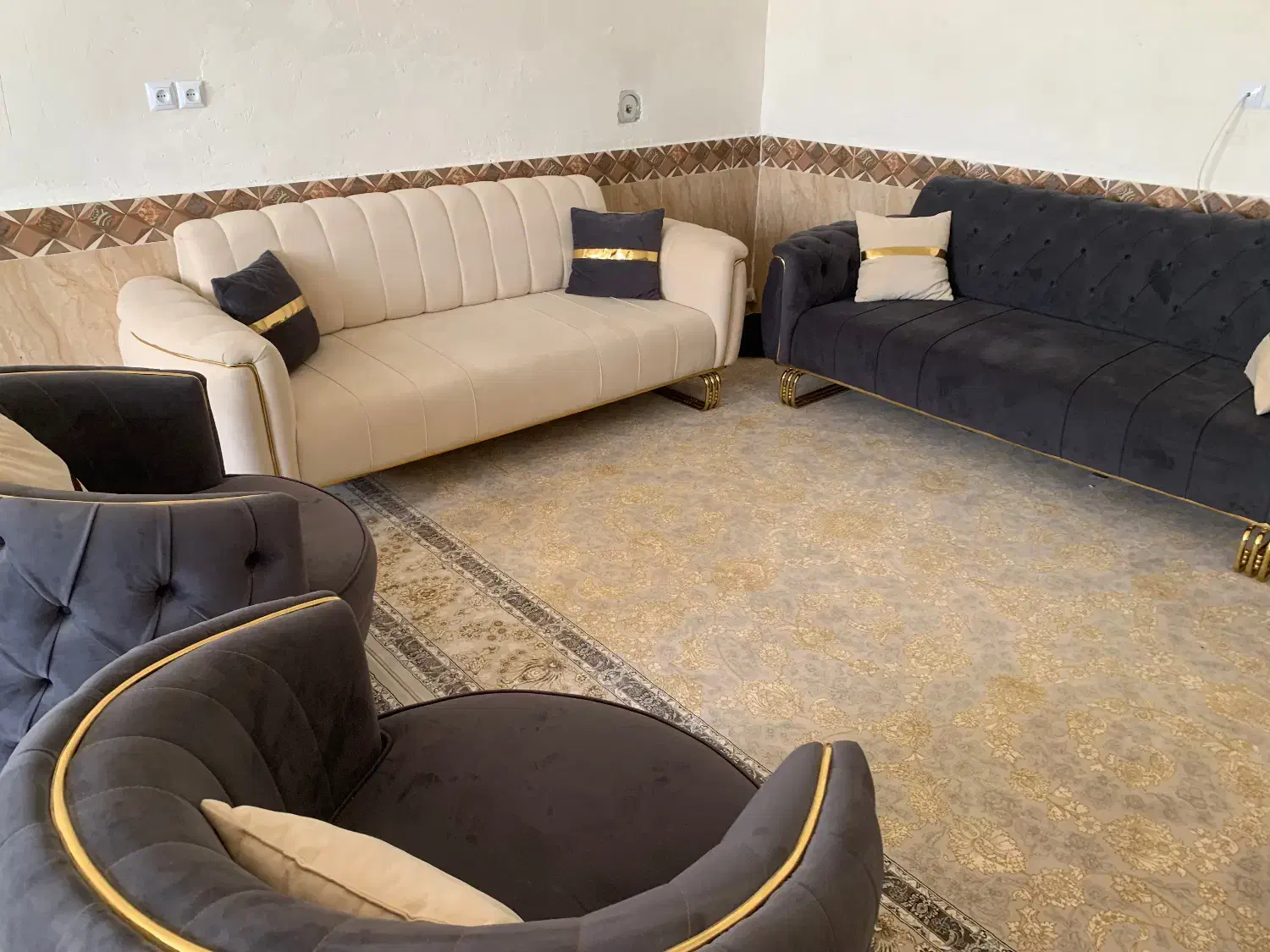 مبل هشت نفره|مبلمان خانگی و میز عسلی|خورموج, |دیوار