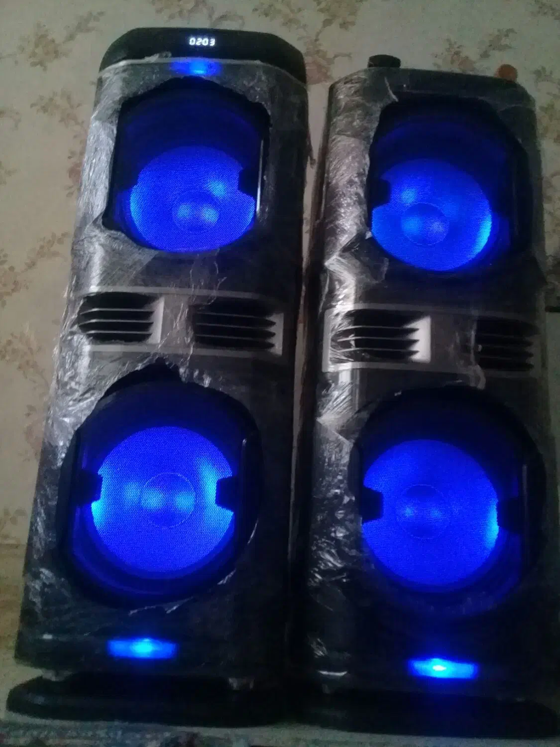 یک جفت باند مجلسی رقص نور دار ارگون|سیستم صوتی خانگی|تربتحیدریه, باغ سلطانی|دیوار