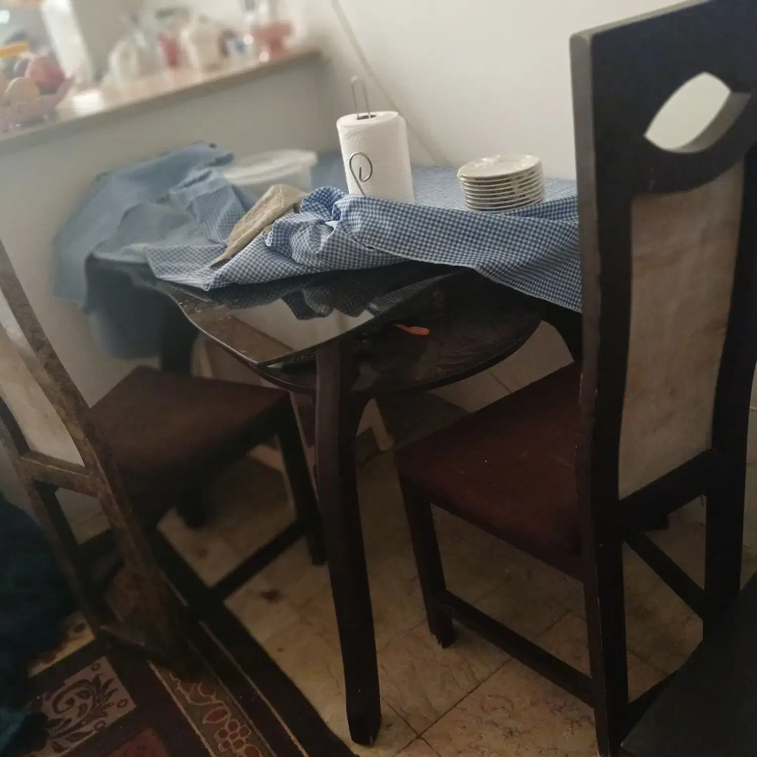 میز غذاخوری۴نفره|میز و صندلی غذاخوری|شهریار, رزکان|دیوار