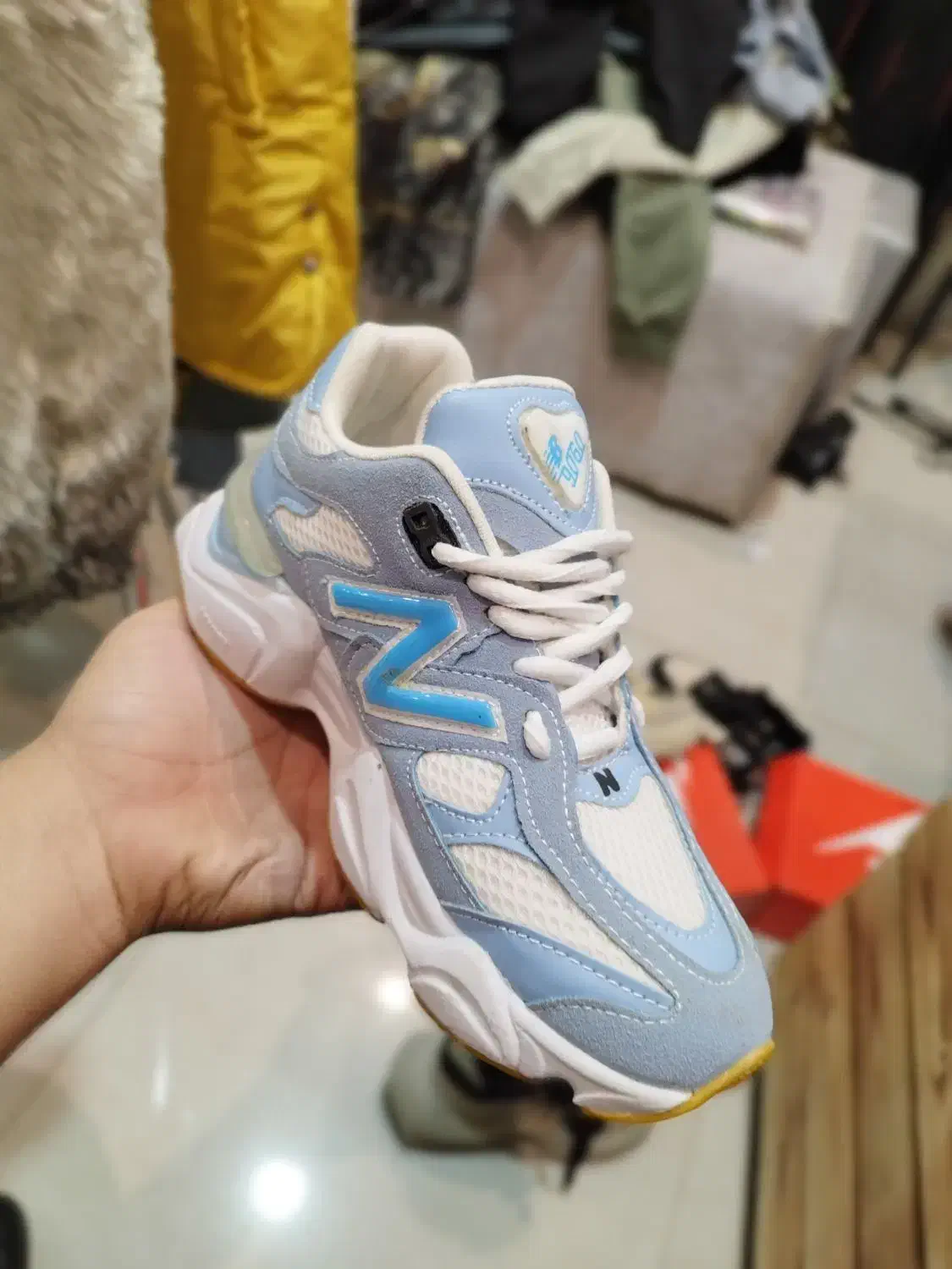 کتونی نیو بالانس 9060 آبی|کیف، کفش، کمربند|کرج, باغستان|دیوار