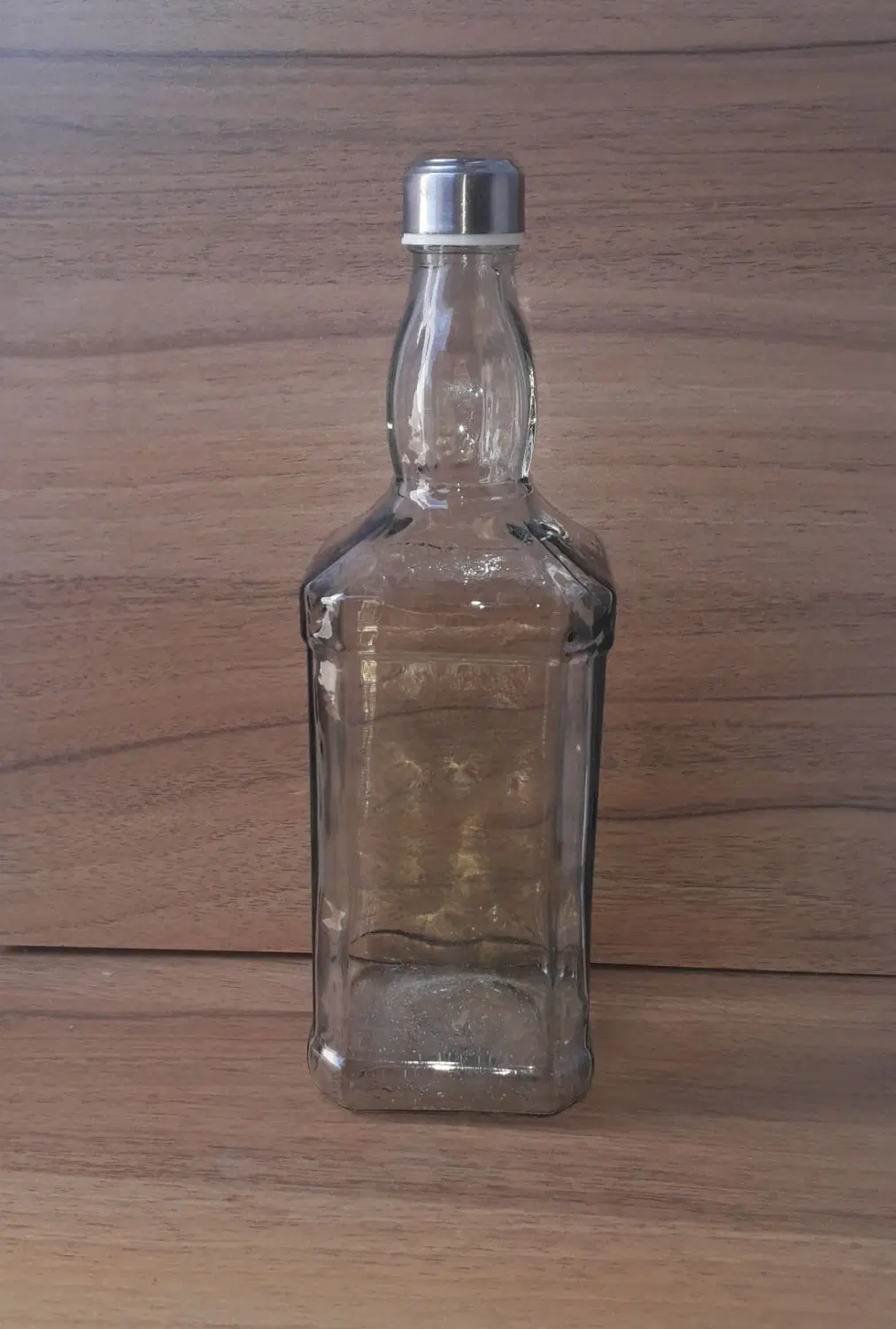 بطری شیشه ای ۱ لیتری با درب استیل روکش دار|ظروف نگهدارنده، پلاستیکی، یکبارمصرف|تهران, تولید دارو|دیوار