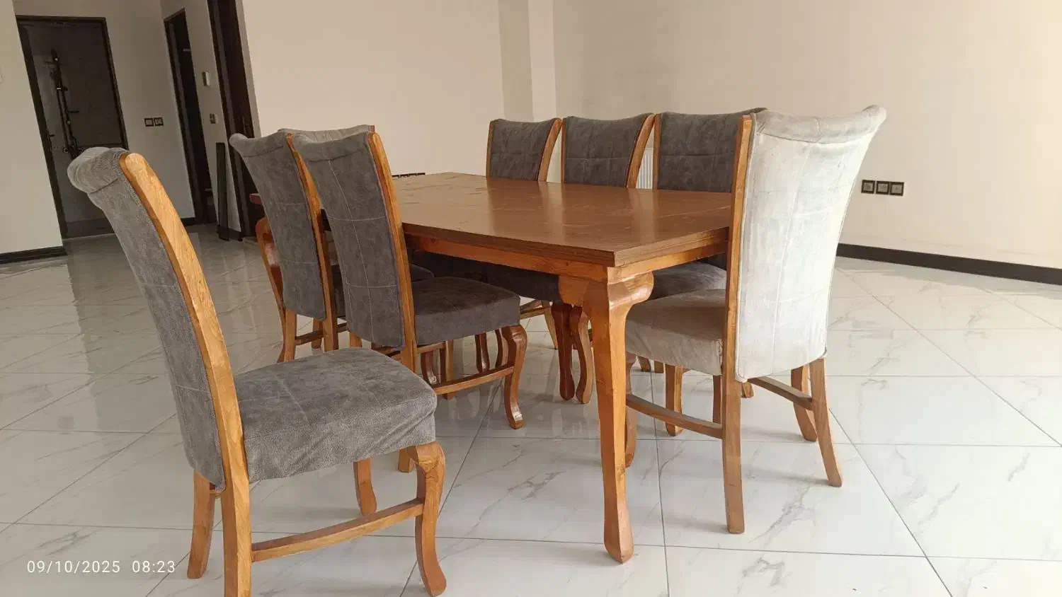 میزنهارخوری چوب ۸نفره|میز و صندلی غذاخوری|اندیشه, اندیشه فاز ۲|دیوار