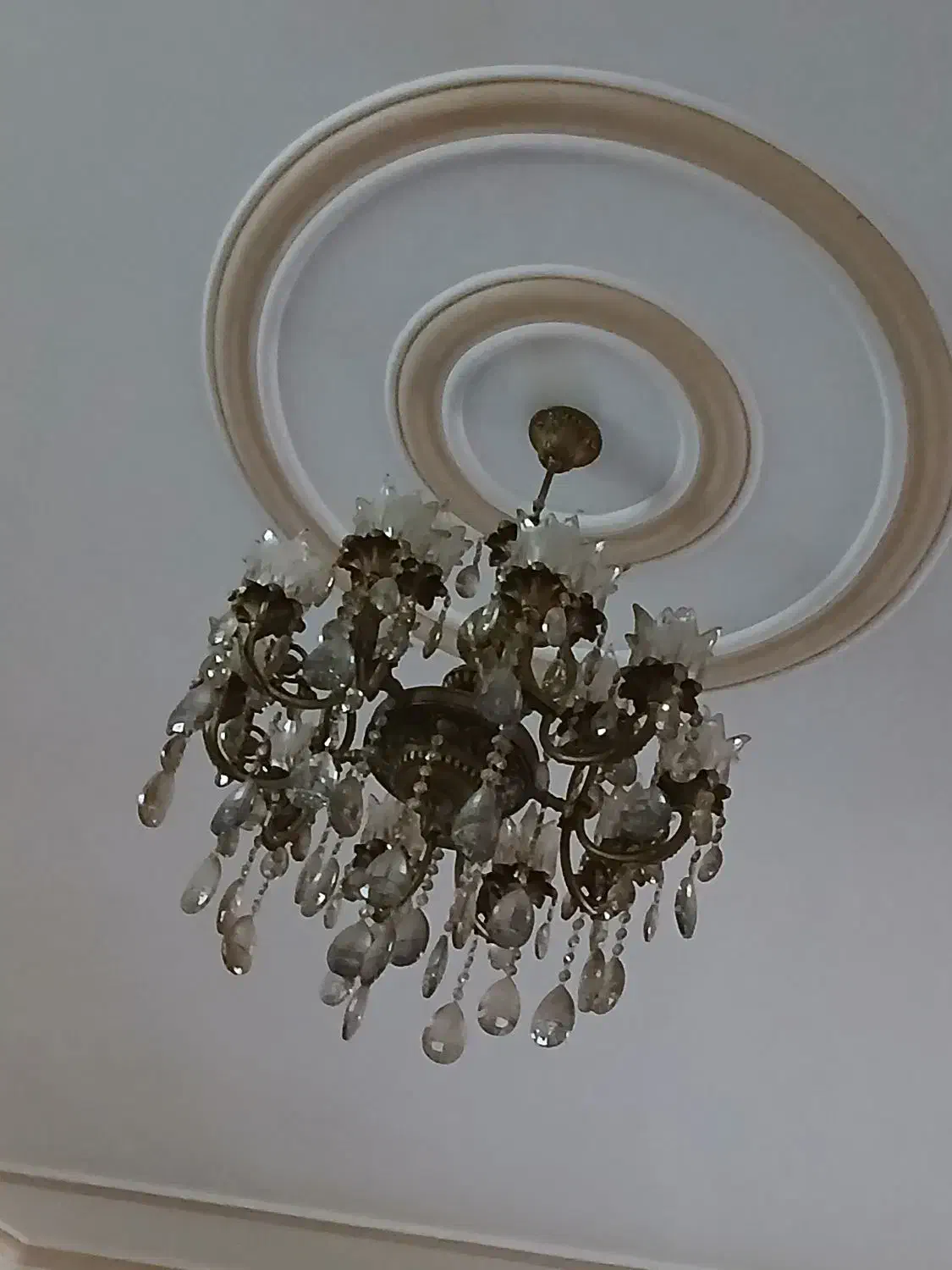 لوستری برنجی ۱۵شاخه|لوستر و چراغ آویز|تهران, ارجمندی راد|دیوار