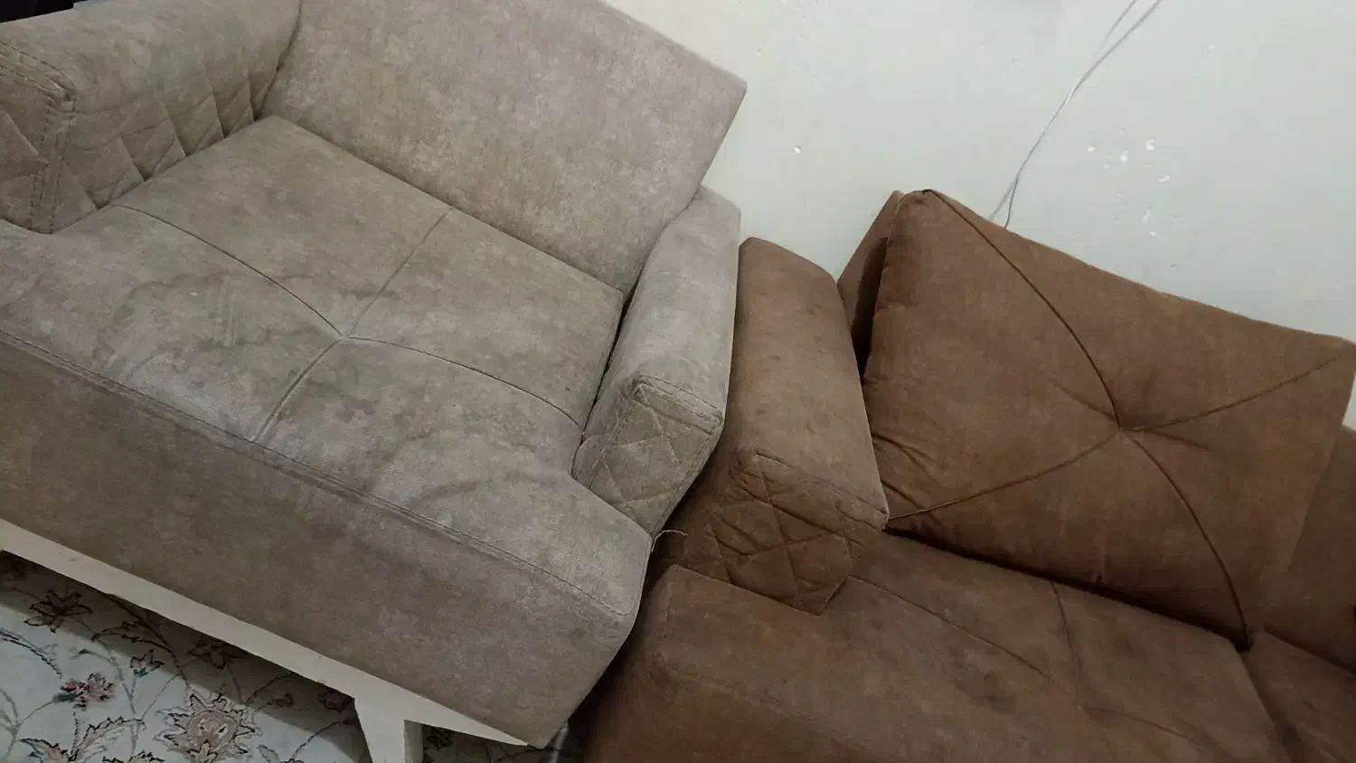 مبل ۵ نفره دسته دوم راحتی|مبلمان خانگی و میز عسلی|چابهار, |دیوار