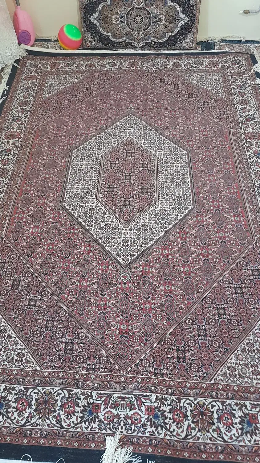 فرش دستبافت ۶متری ریزه ماهی نخش مرینوس|فرش|زنجان, |دیوار