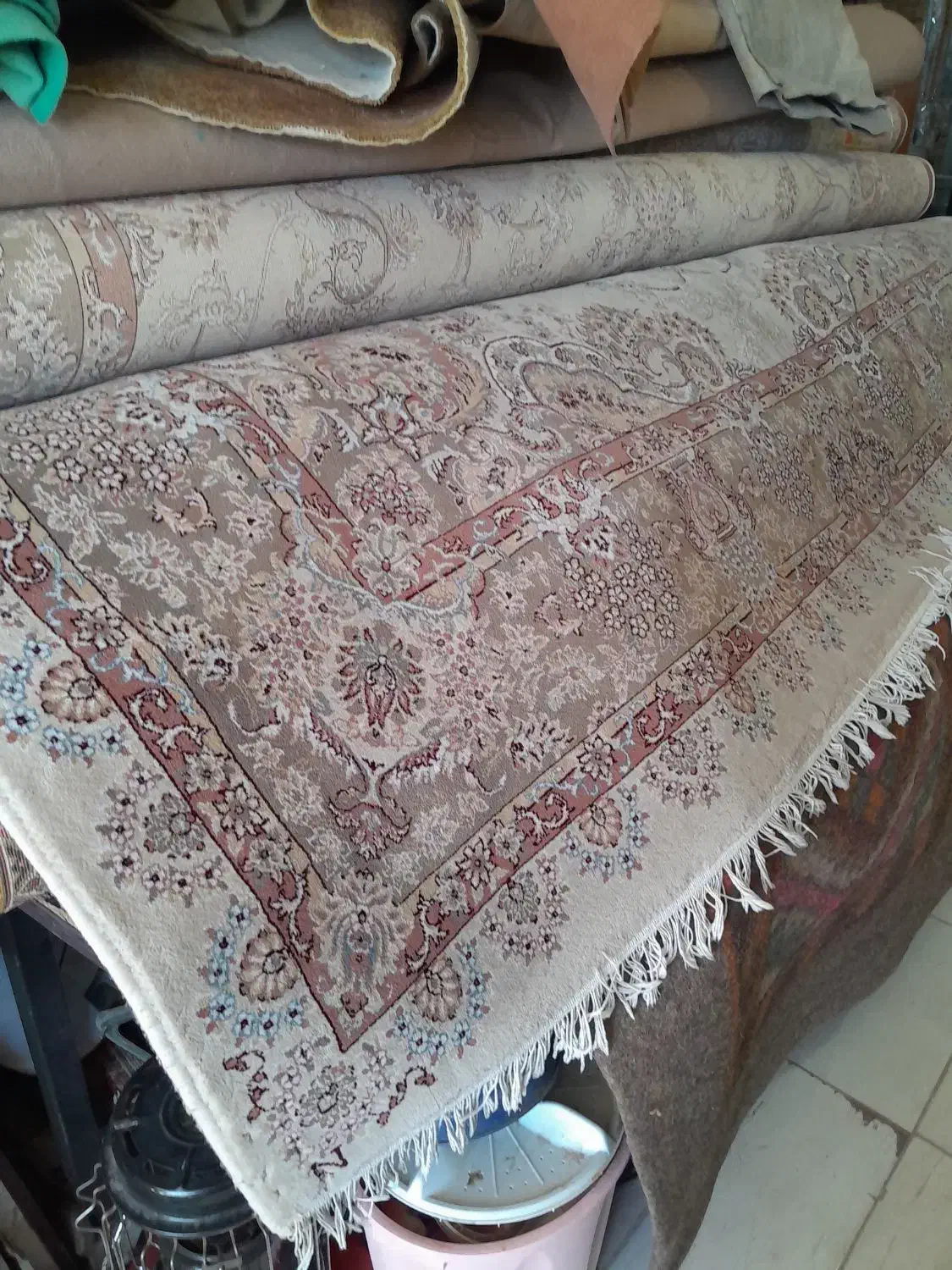 یک جفت فرش ۱۲متری ۷۰۰شانه نگین مشهد|فرش|یاسوج, |دیوار