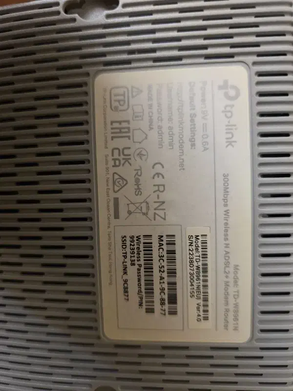 مودم مارک tp-link با جعبه|مودم و تجهیزات شبکه|کرج, جهان‌شهر|دیوار