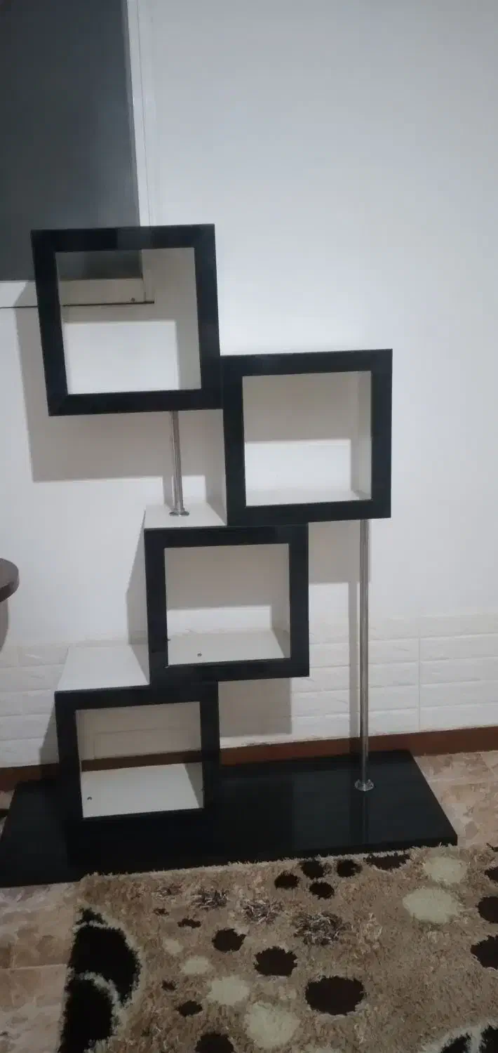 فروش فوری کتابخانه یا ویترین شیک با بهترین متریال|کتابخانه، شلف، قفسههای دیواری|ساری, |دیوار