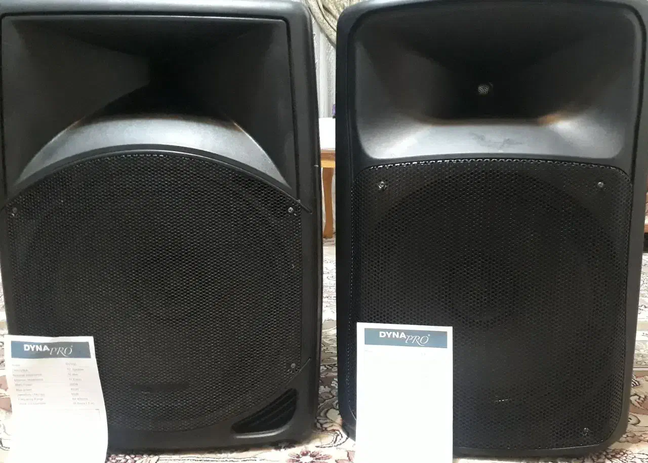 اکو پاورمیکسر+۴باند+ میکروفون همه نو سالم|سیستم صوتی خانگی|لنجان, |دیوار