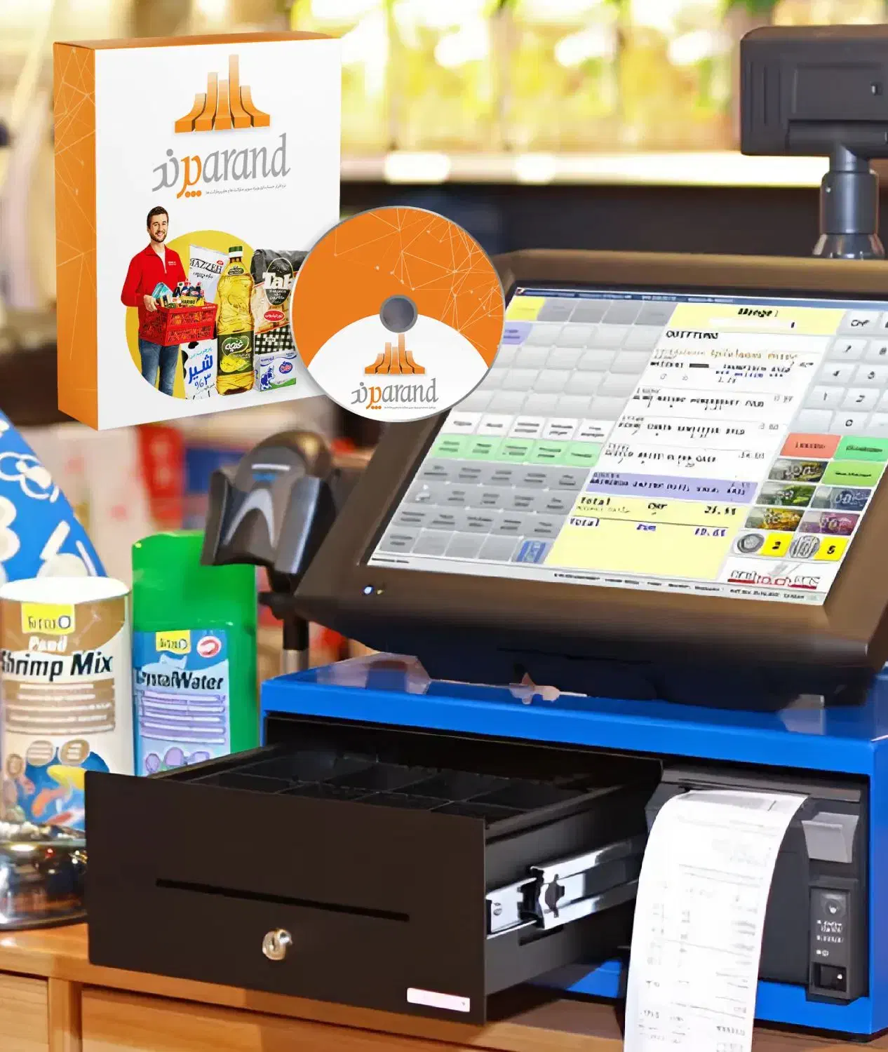 سیستم لمسی صندوق فروشگاهیdell بارکدخوان|فروشگاه و مغازه|کرمانشاه, |دیوار