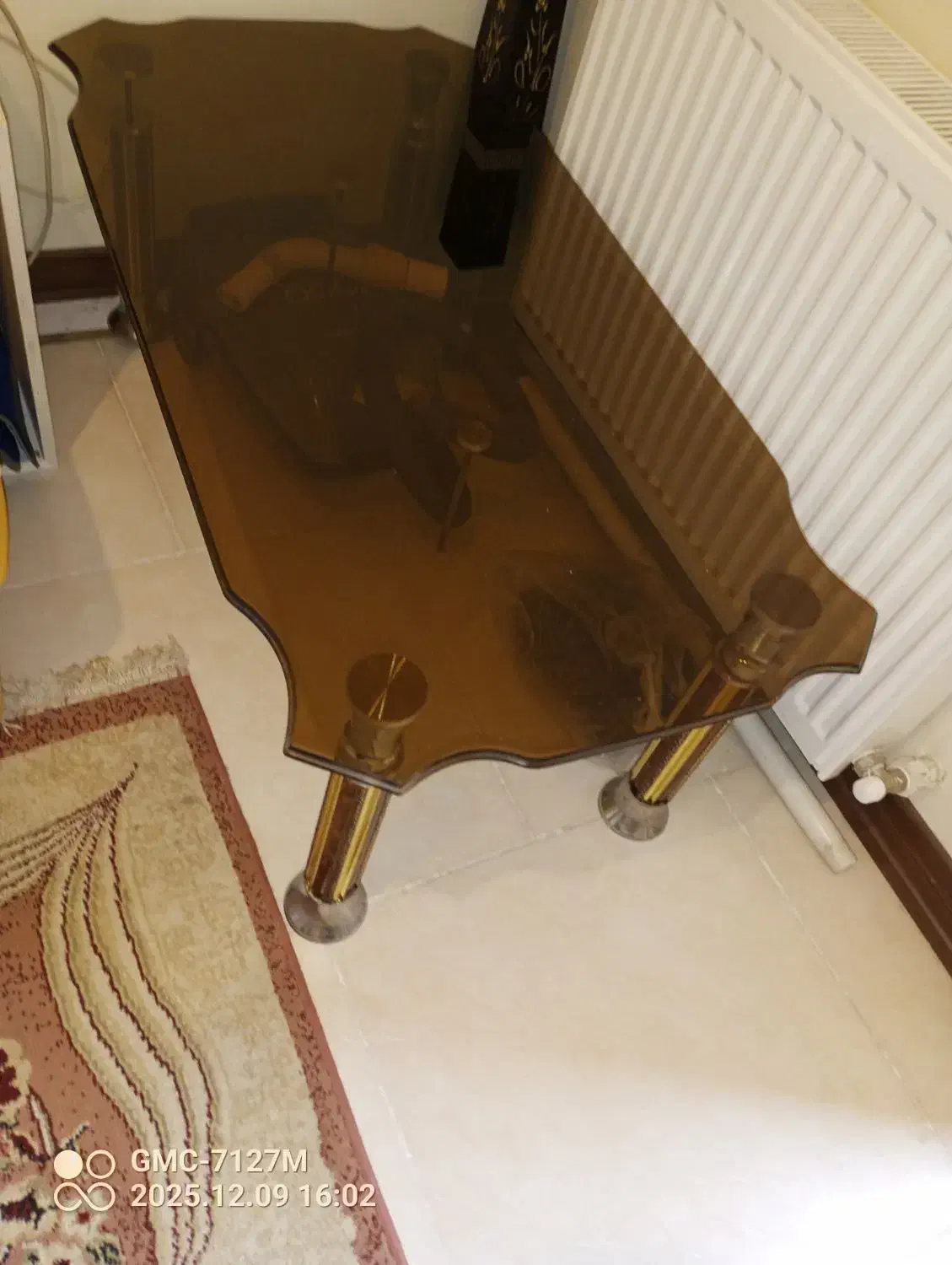 میز شیشه ای دودی|مبلمان خانگی و میز عسلی|رودهن, |دیوار