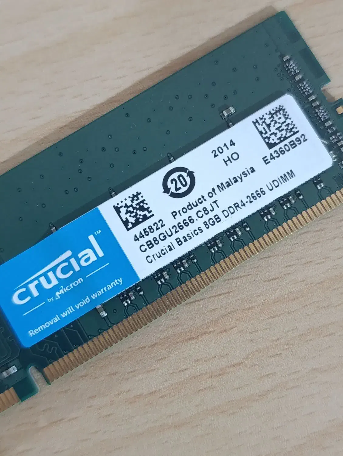 رم ۸ گیگ کروشیال ddr4|قطعات و لوازم جانبی رایانه|شیراز, شهرک فرهنگیان|دیوار