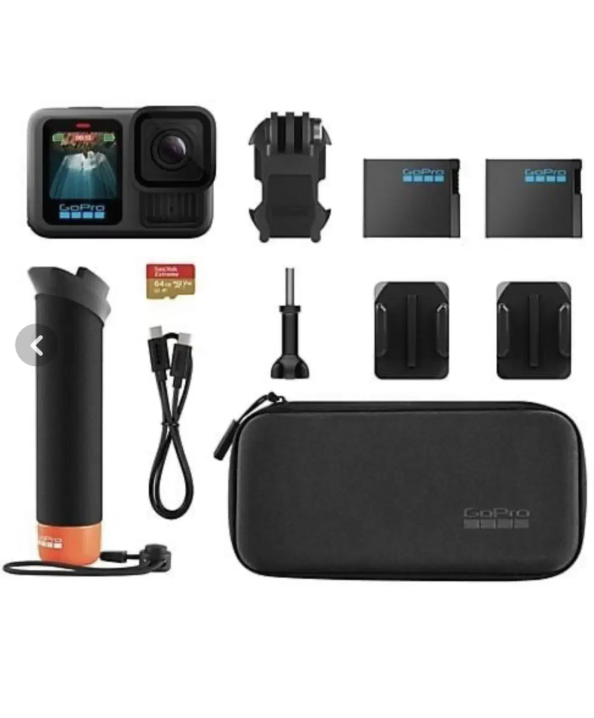 دوربین گوپرو ۱۳ باندل اکسسوری|دوربین عکاسی و فیلم‌برداری|رودسر, |دیوار