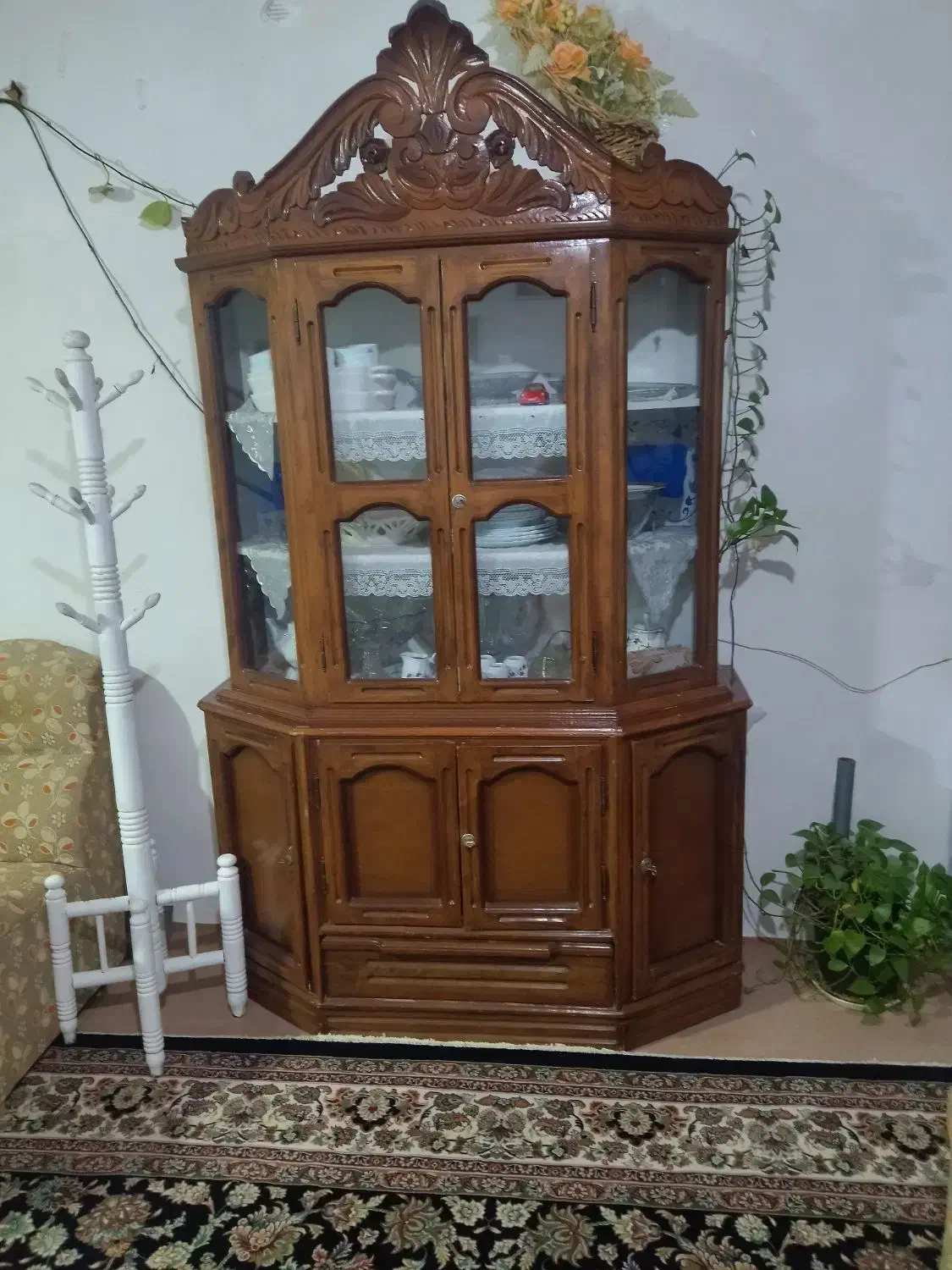 کمد بوفه چوبی|بوفه، ویترین، کنسول|سبزوار, غرب نیروگاه|دیوار