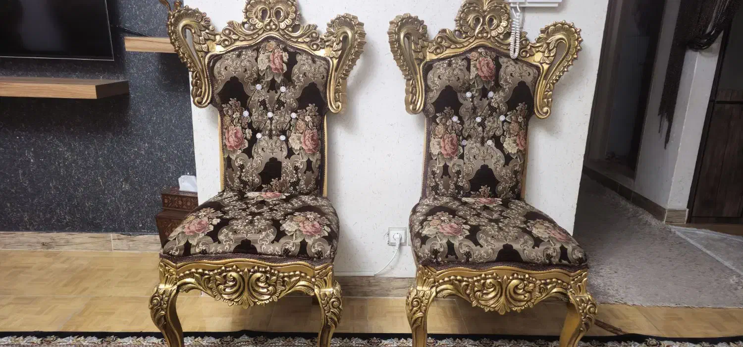 مبل سلطنتی ۹ نفره|مبلمان خانگی و میز عسلی|تهران, باغ فیض|دیوار