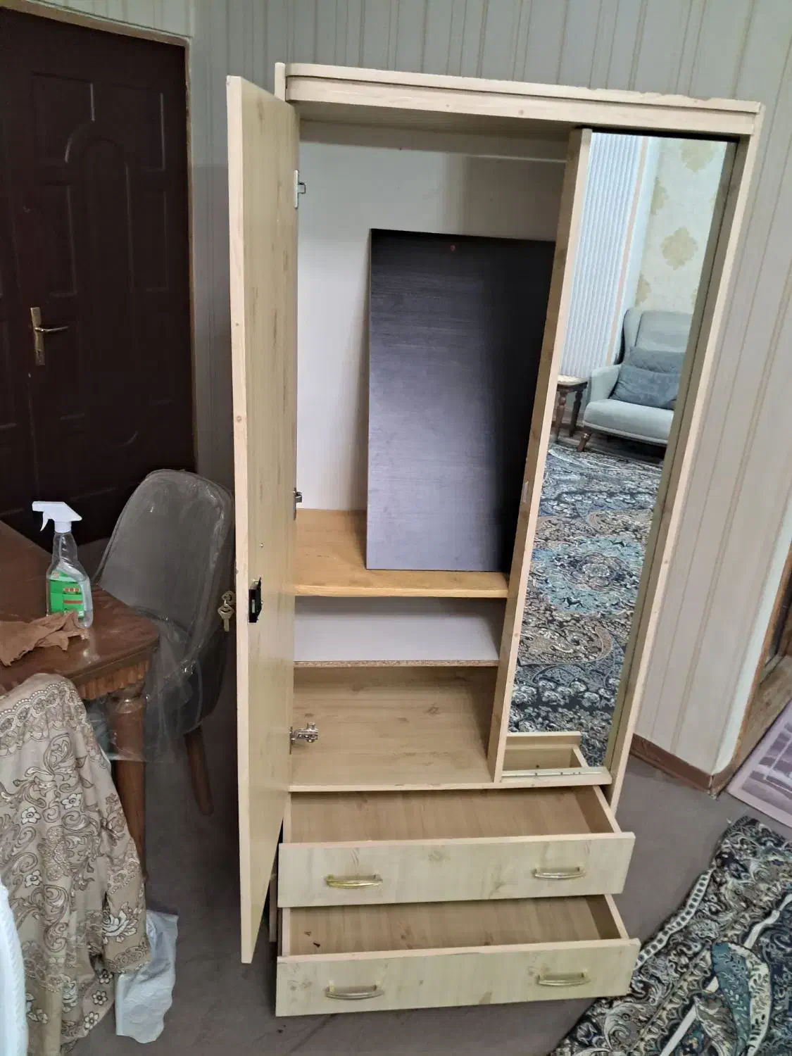 کمد لباس و وسایل|جاکفشی، کمد، دراور|بجنورد, |دیوار