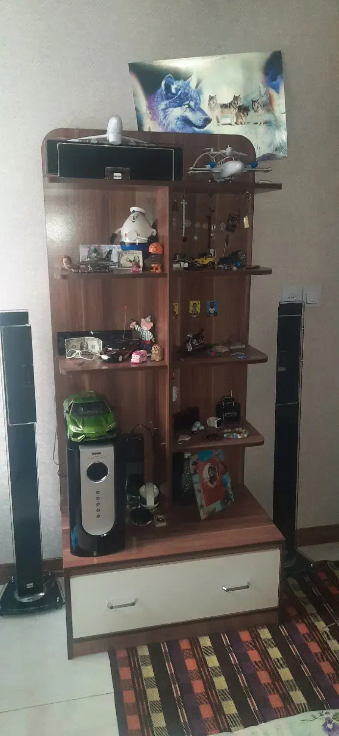 کتاب خانه|کتابخانه، شلف، قفسه‌های دیواری|کهریزک, |دیوار