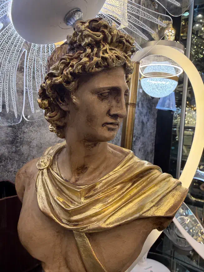 آباژور رومیزی مجسمه چهار حالته|چراغ خواب و آباژور|تهران, فردوسی|دیوار