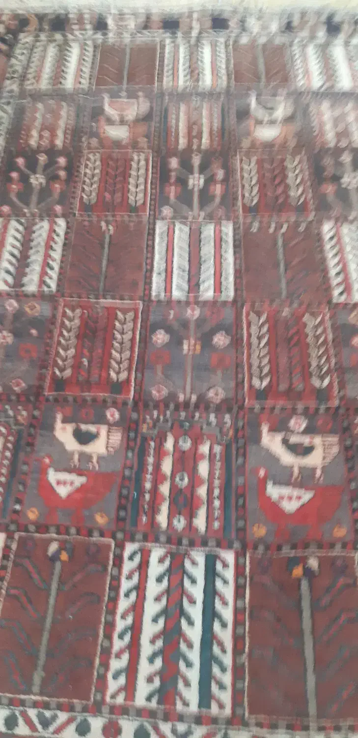 فرش قدیمی دستباف نجف آباد|فرش|اصفهان, عسگریه|دیوار