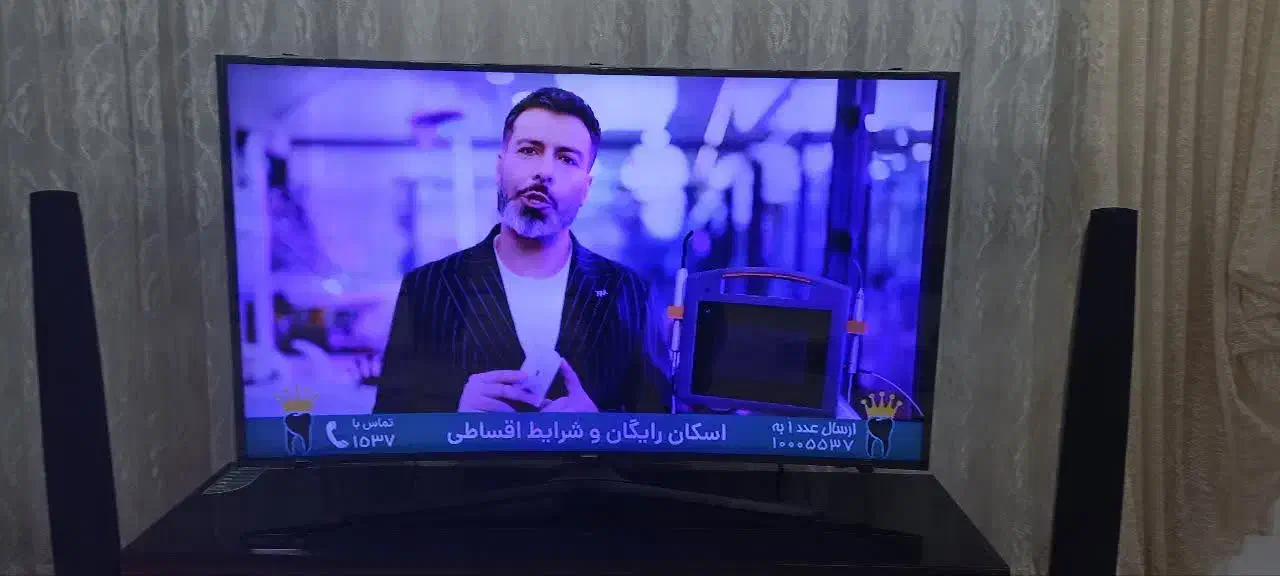 تلویزیون ال ای دی سامسونگ صفحه گرد|تلویزیون و پروژکتور|خرمآباد, |دیوار