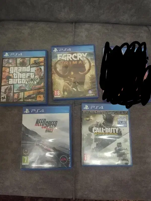 دیسک های ps4 در حد نو|کنسول، بازی ویدئویی و آنلاین|رشت, یخسازی|دیوار