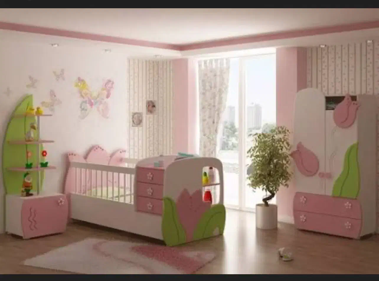 تخت خواب کودک و نوجوان  ترنج|اسباب و اثاث بچه|بافق, |دیوار