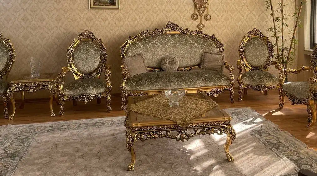 مبل سلطنتی با روکش طلا|مبلمان خانگی و میز عسلی|مشهد, بهشت|دیوار