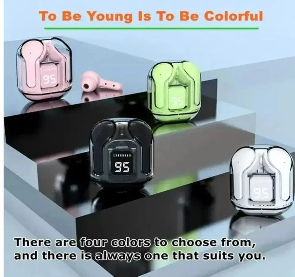 ایرباد بلوتوثی با نمایشگر دیجیتال حرفه‌ای|لوازم جانبی موبایل و تبلت|کامیاران, |دیوار