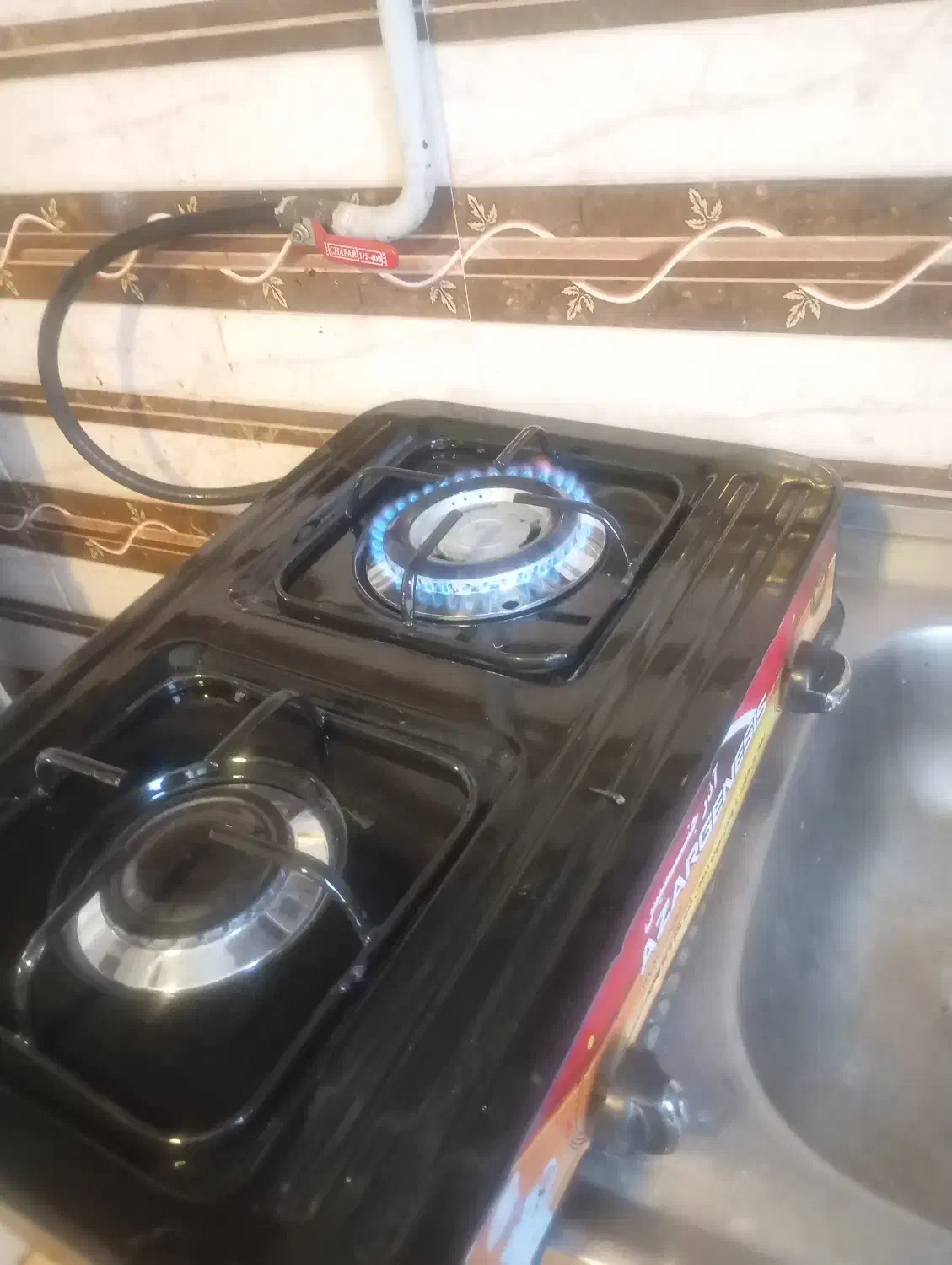 اجاق گاز رومیزی دوشعله|اجاق گاز و لوازم برقی پختوپز|رزن, |دیوار