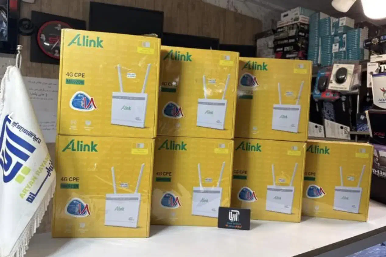 مودم سیمکارتی ایلینک ۲ آنتن ALINK 4G|مودم و تجهیزات شبکه|خرمآباد, |دیوار