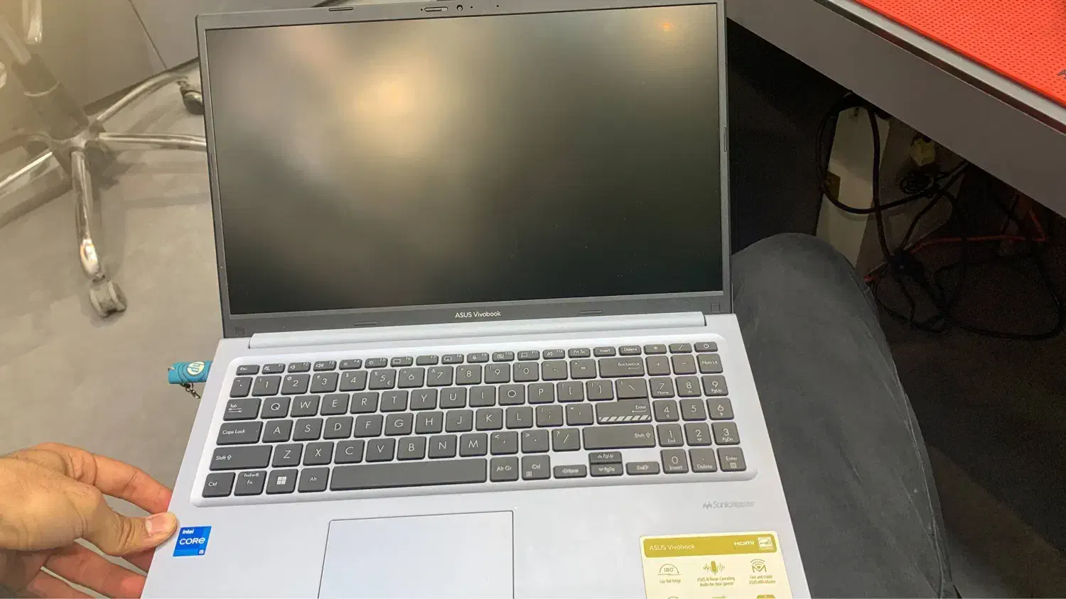 لب تاب ایسوس ویب بوک کلا ۱۰ بار باز نشده درش|رایانه همراه|اصفهان, پروین|دیوار