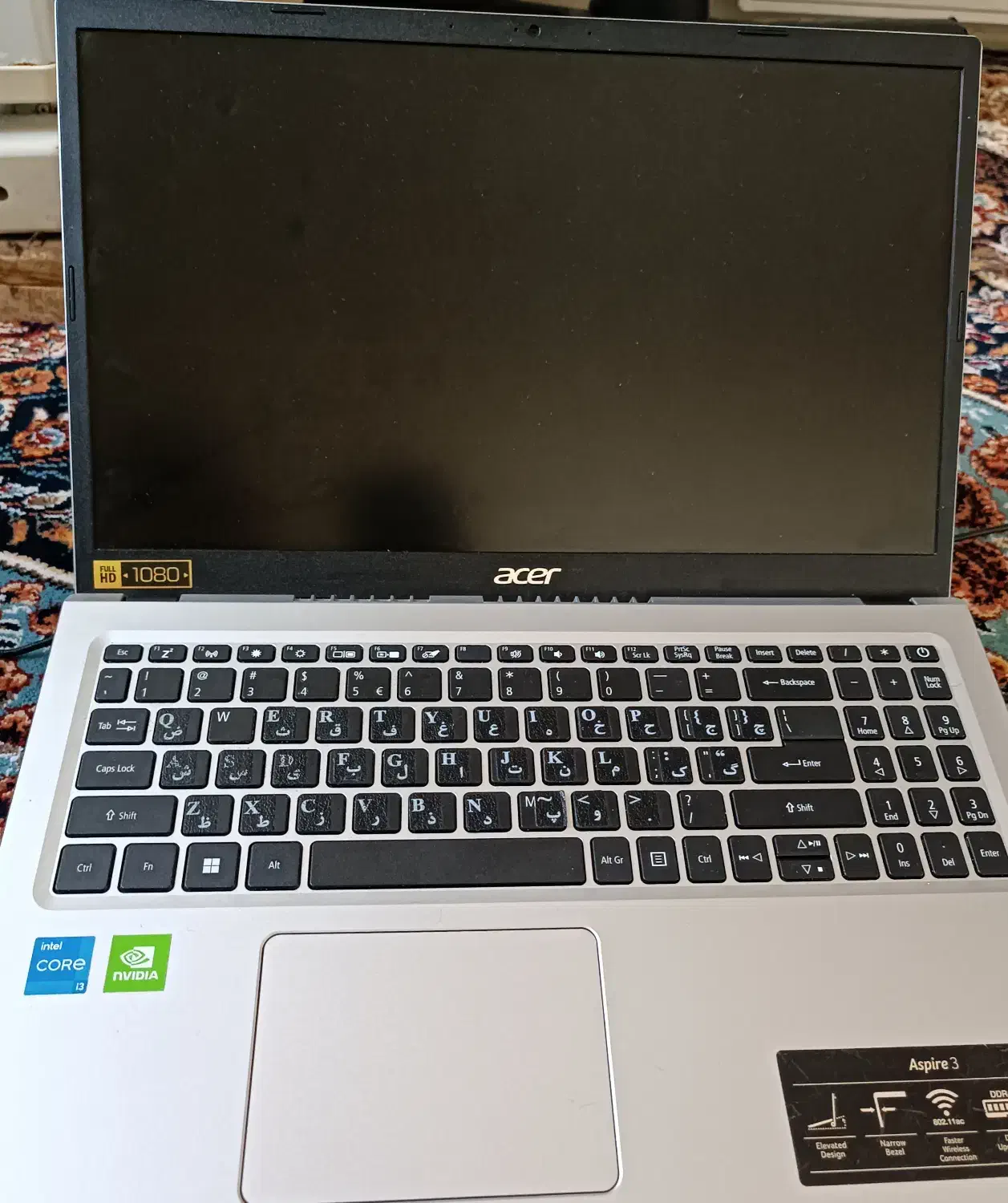 لپ تاپ acer aspire 3|رایانه همراه|پرند, فاز ۲|دیوار