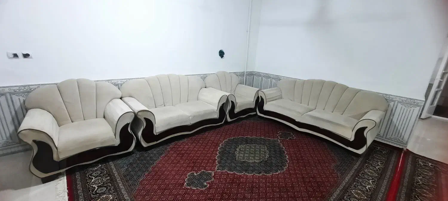 مبلمان راحتی ۷ نفره به همراه بوفه|مبلمان خانگی و میز عسلی|گنبد کاووس, |دیوار