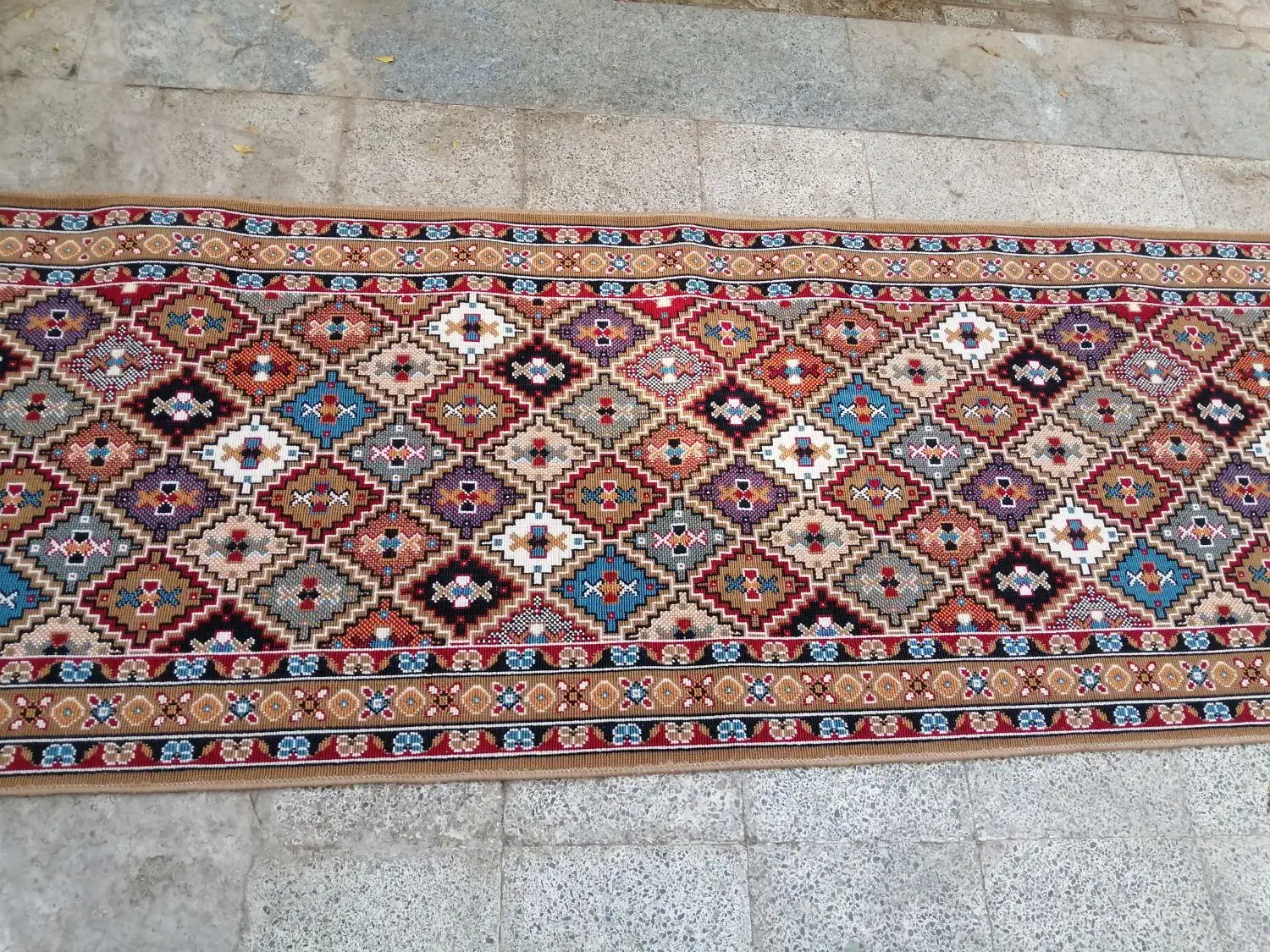 گلیم|گلیم، جاجیم، گبه|کرمان, |دیوار