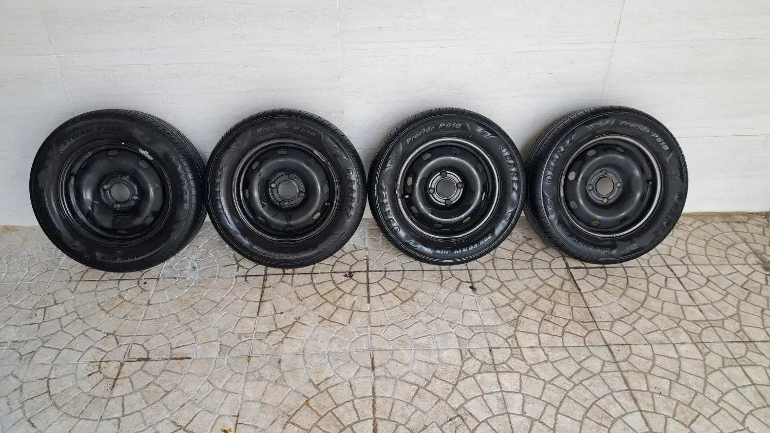 ۴ حلقه رینگ و لاستیک۱۴ سایز ۲۰۵|قطعات یدکی و لوازم جانبی|بندر کنگان, |دیوار