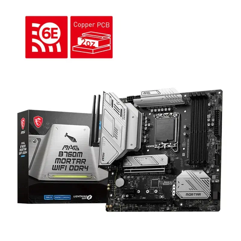 مادربرد MSI MAG B760M MORTAR WIFI|قطعات و لوازم جانبی رایانه|شیراز, شهرک پرواز|دیوار