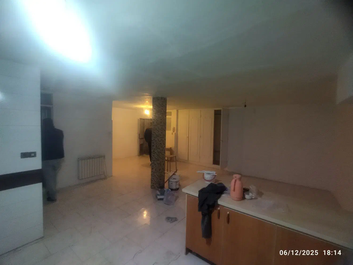 ۶۵متر ۱خواب طبقه همکف ( تخلیه، نقاشی شده )