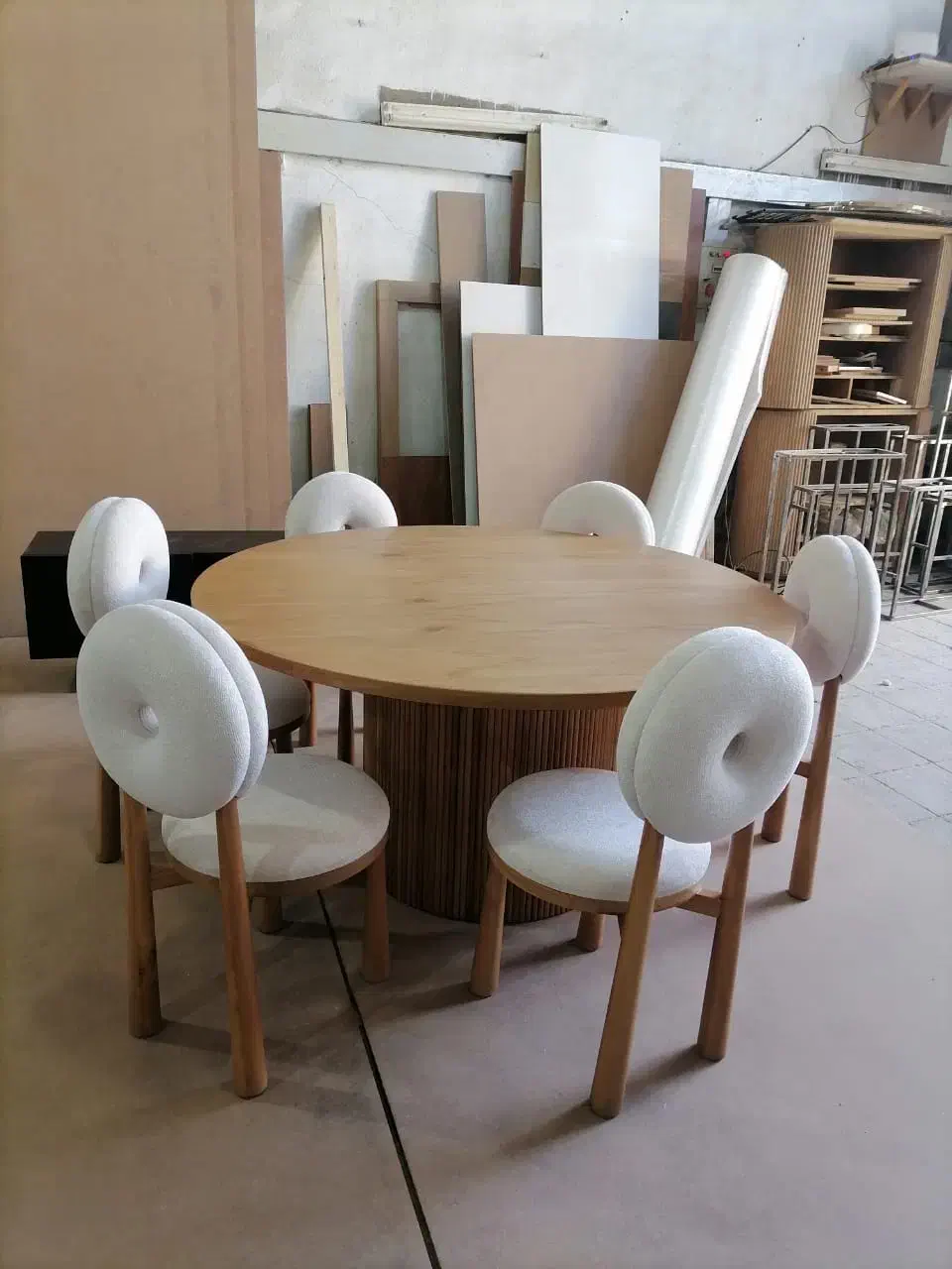 تولیدکننده انواع صندلی چوب راش|میز و صندلی غذاخوری|جاجرود, |دیوار