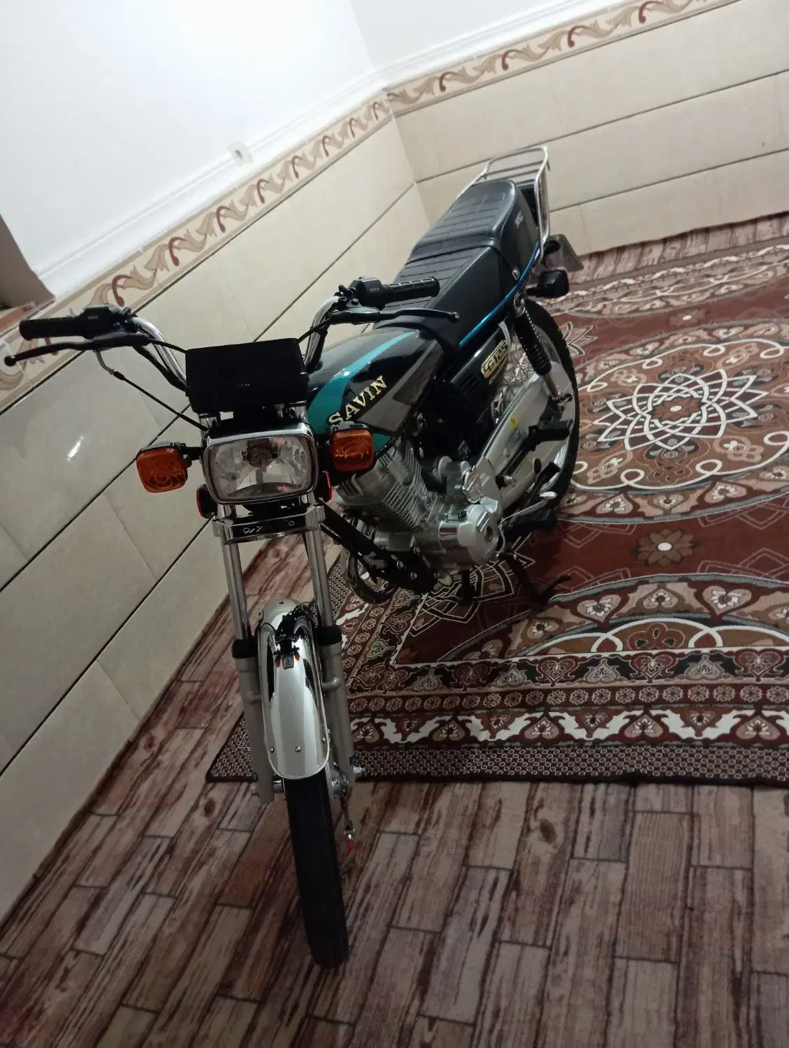 موتور ساوین ۱۲۵|موتورسیکلت|آبپخش, |دیوار