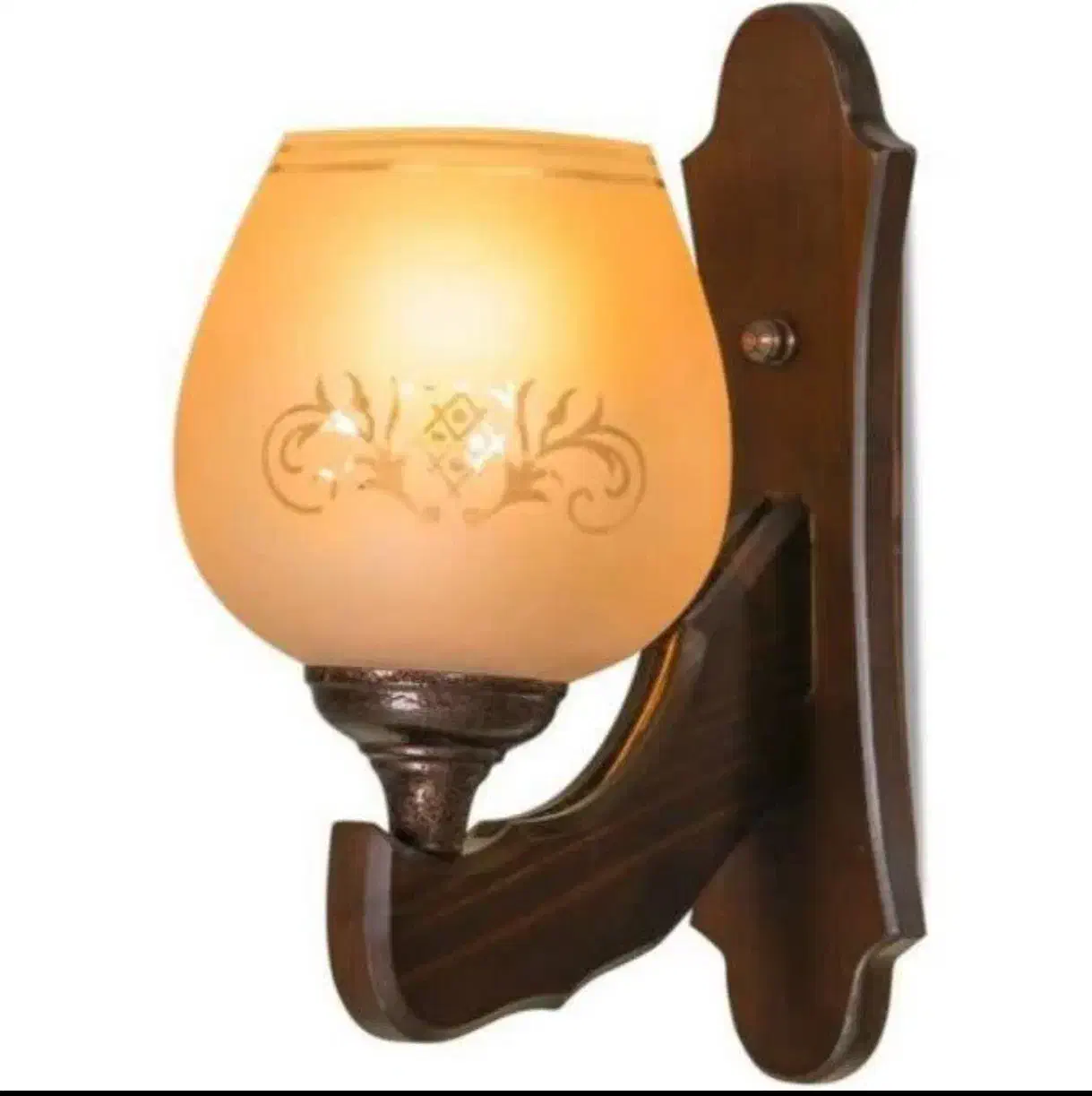 لوستر چوبی هشت شاخه به همراه دیوار کوب|لوستر و چراغ آویز|ورامین, ورامین|دیوار