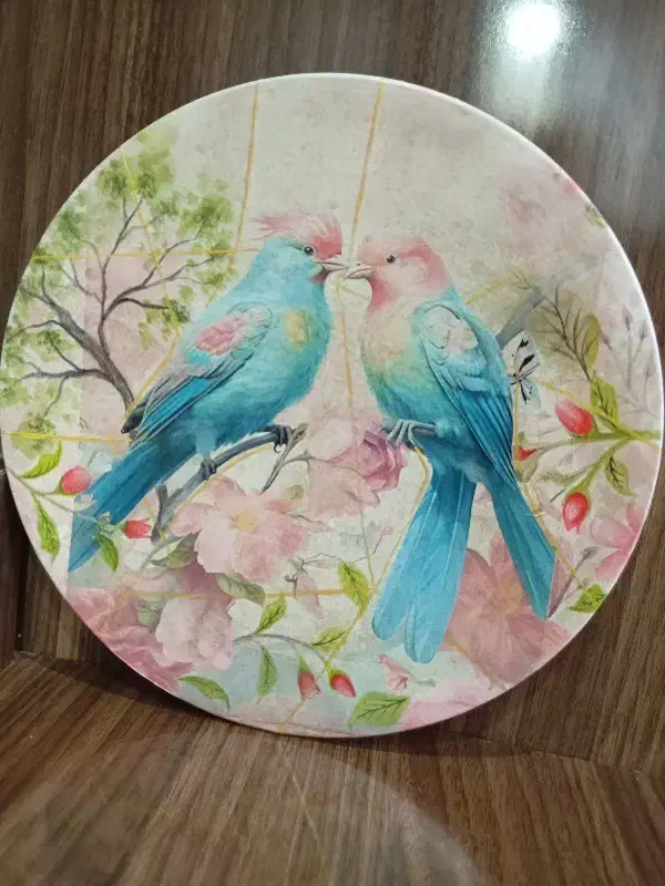 بشقاب سفال|صنایع دستی و سایر لوازم تزئینی|آباده, |دیوار